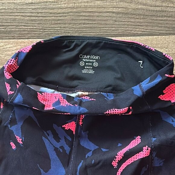 Calvin Klein Performance Cropped Tights Size Small - Picture 2 of 7